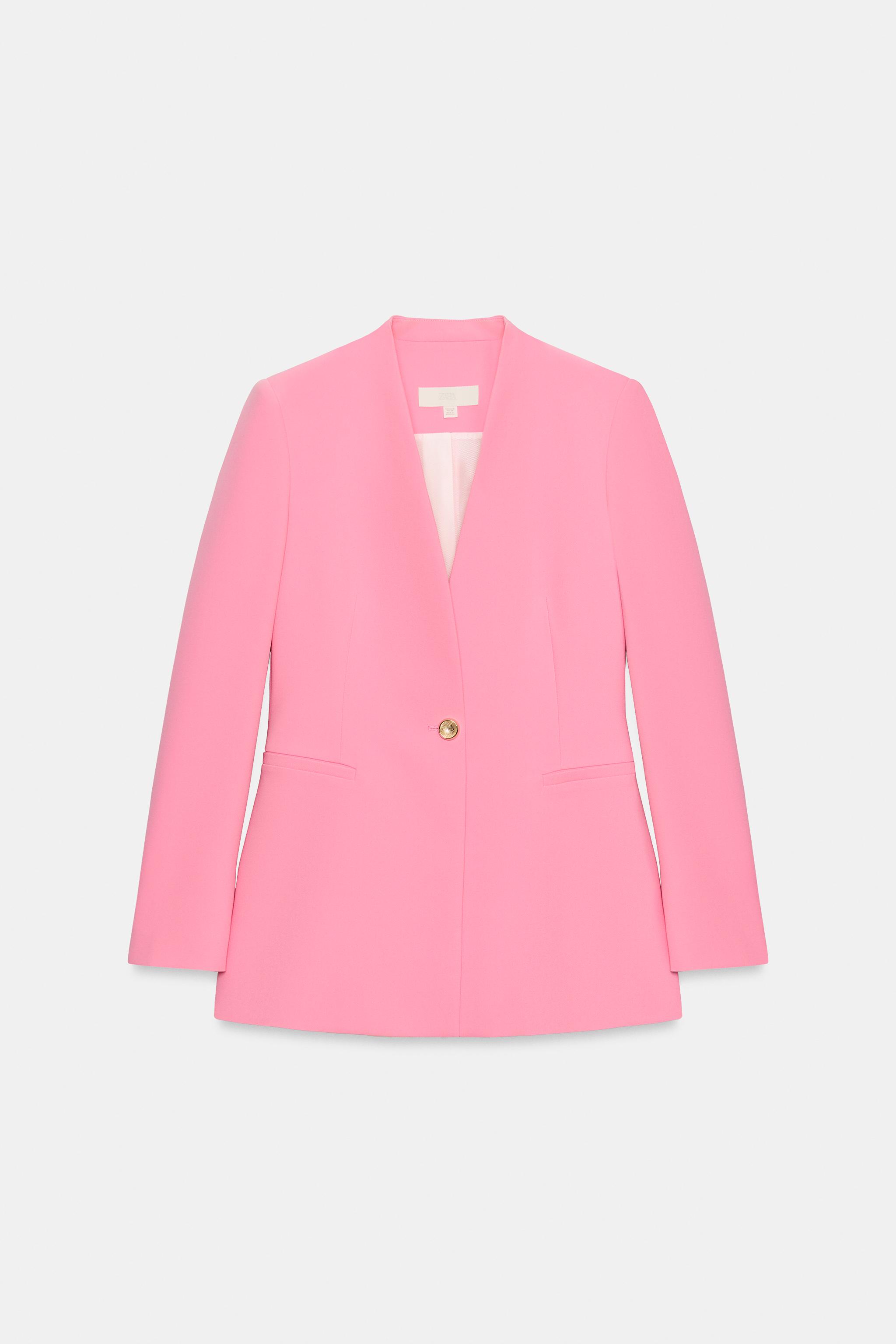 TAILORED BLAZER WITH NO LAPEL