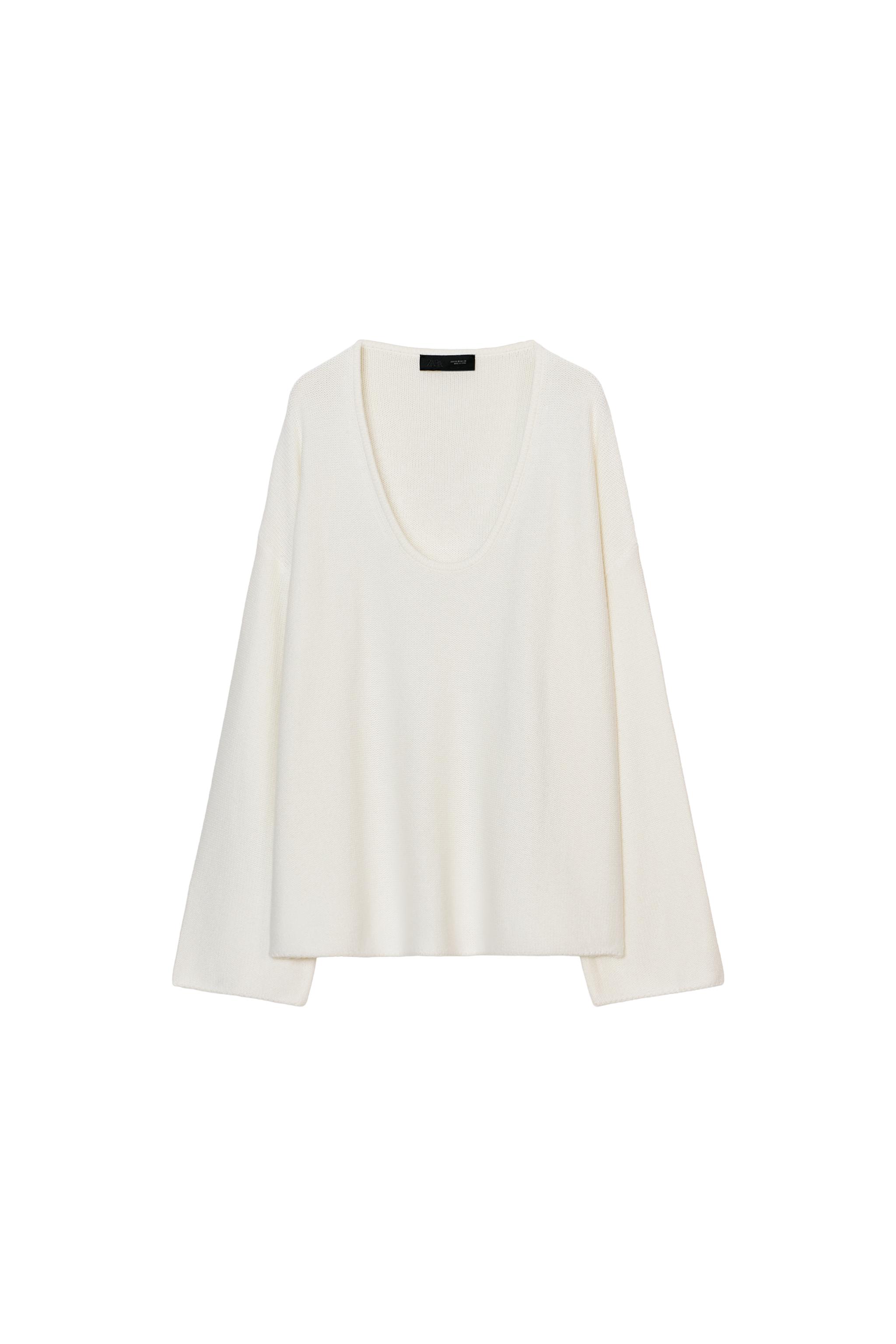 新品☆ZARA ラウンドネック ニットセーター ZARA ラウンドネック ニットの通販 by lovefasion's shop｜ラクマ