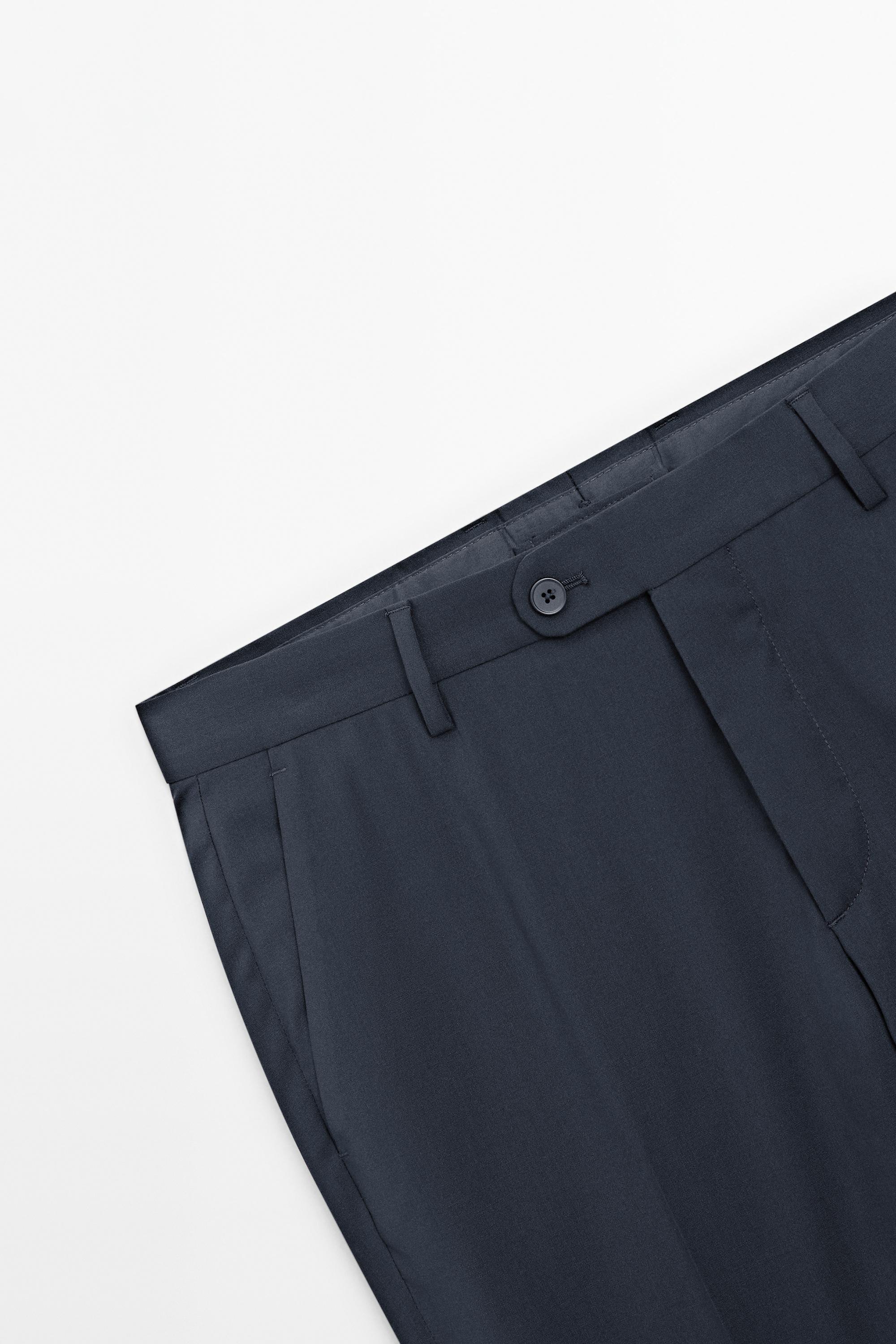 Cold wool suit trousers