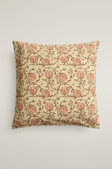 HOUSSE COUSSIN FLORAL - Turquoise de Zara - Image 2