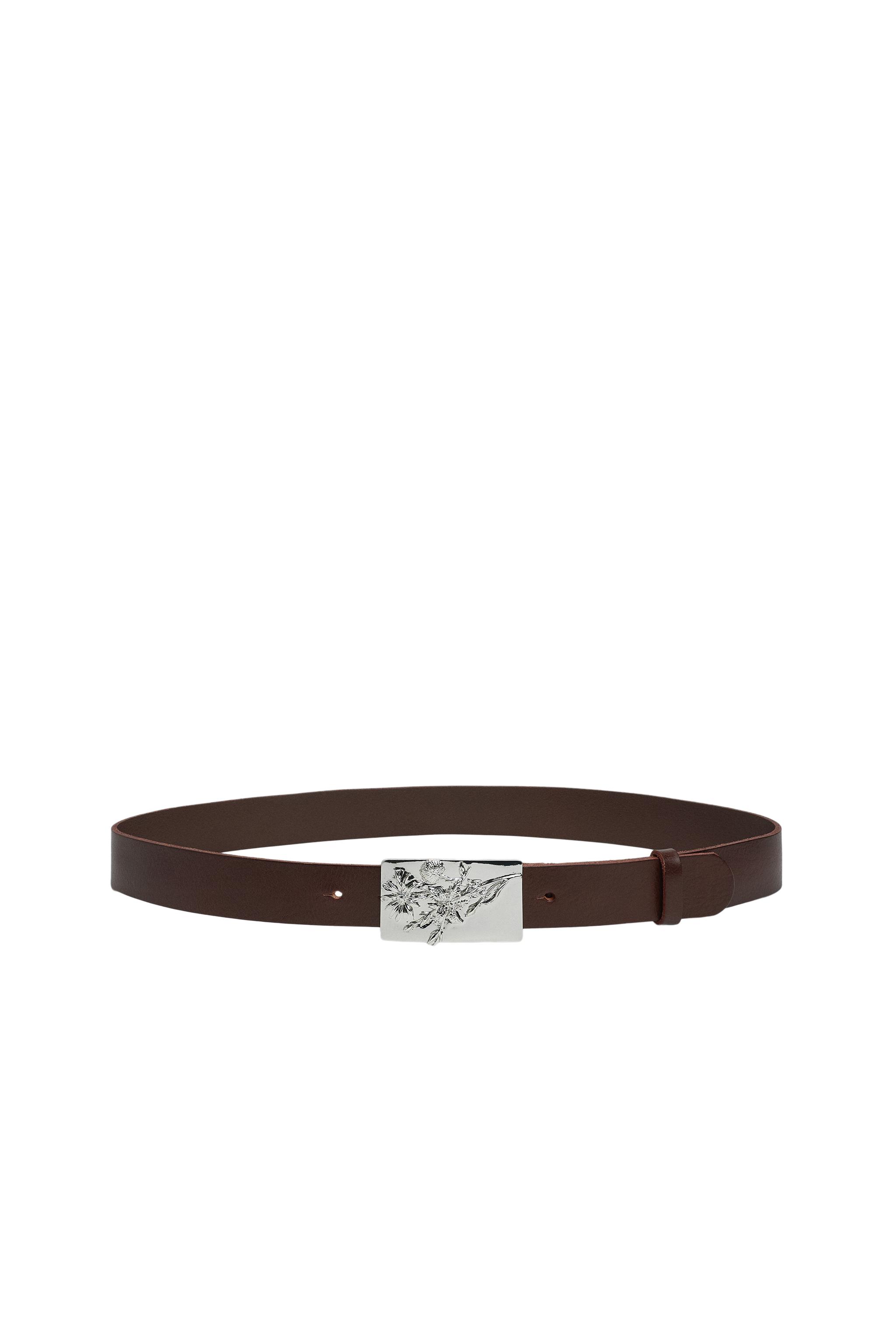 CEINTURE CUIR 100% BOUCLE RECTANGULAIRE PLAQUE