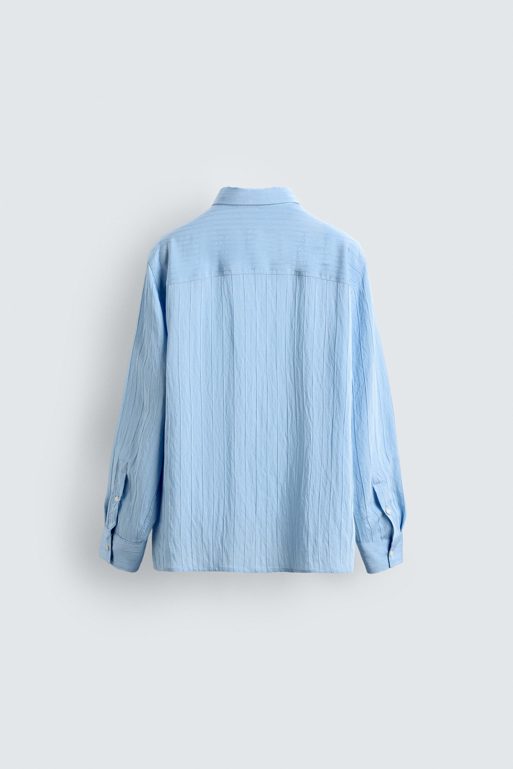 CHEMISE JACQUARD À RAYURES
