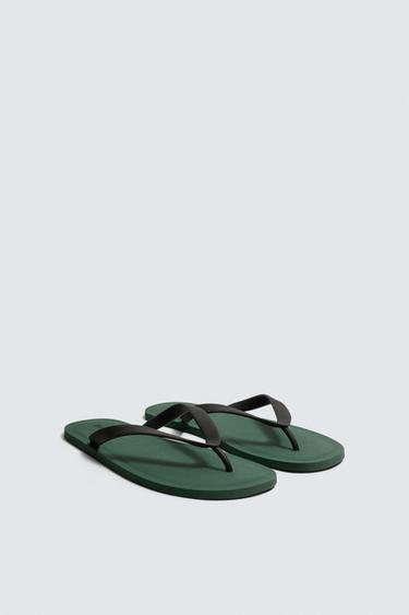 SANDALI FASCETTE AARON LEVINE X ZARA - Verde di Zara