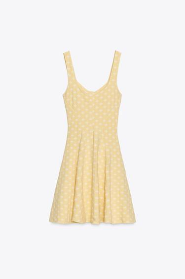 ROBE JACQUARD SKATER STRETCH - Imprimée de Zara - Image 6