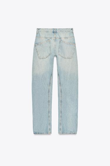 JEAN TRF SHIFTED SEAM TAILLE BASSE - Bleu clair de Zara - Image 7