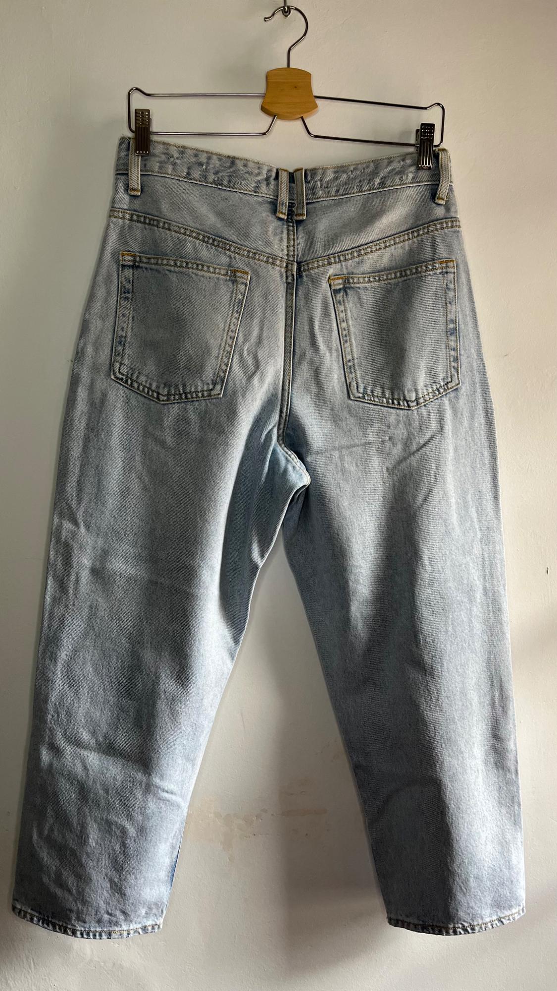 STRAIGHT LEG CROPPED JEANS - Image 2
