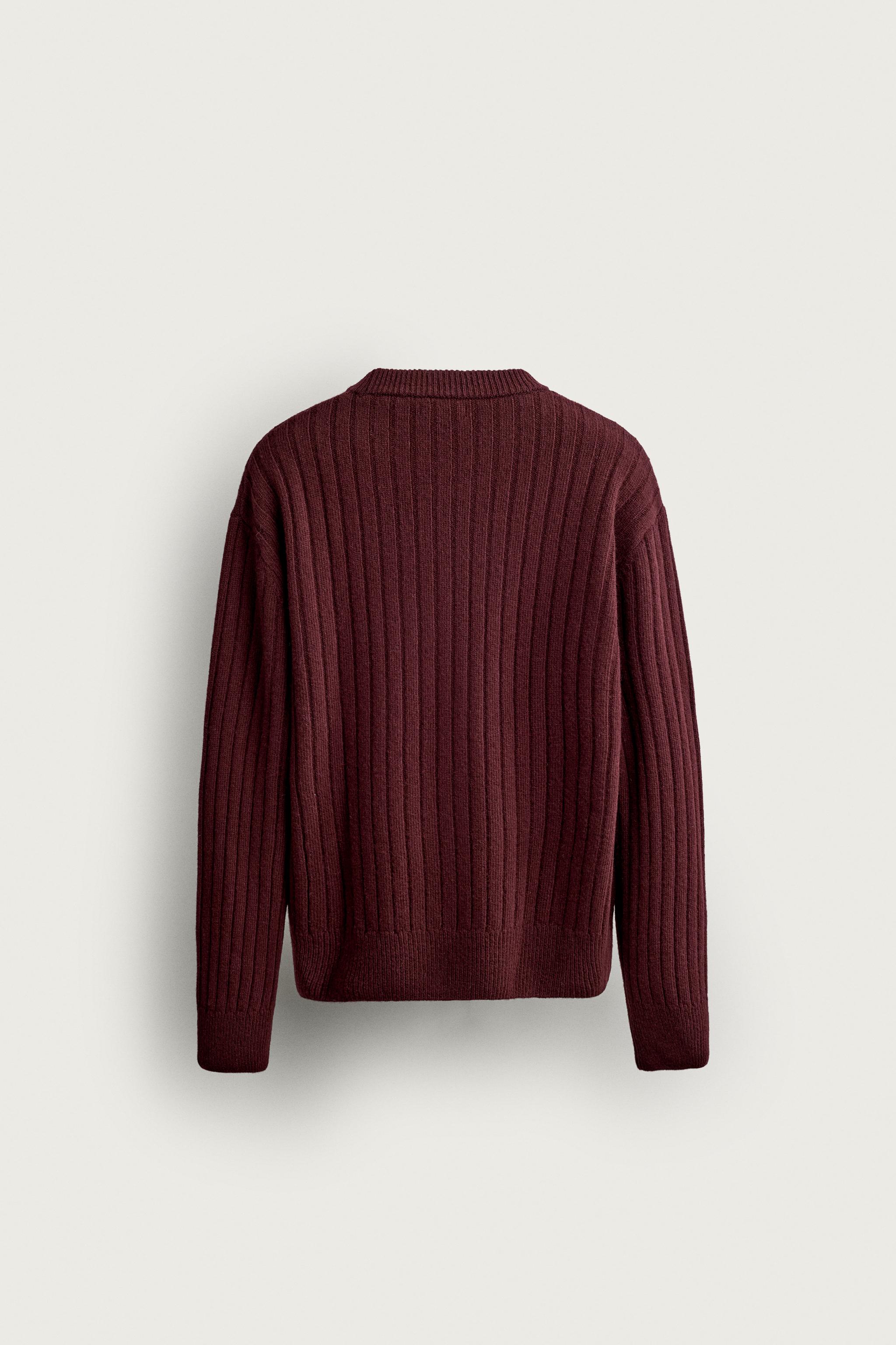 PULL CANNELÉ 100 % LAINE