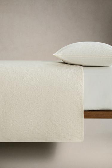 COUETTE COTON JACQUARD - Blanc cassé de Zara - Image 2