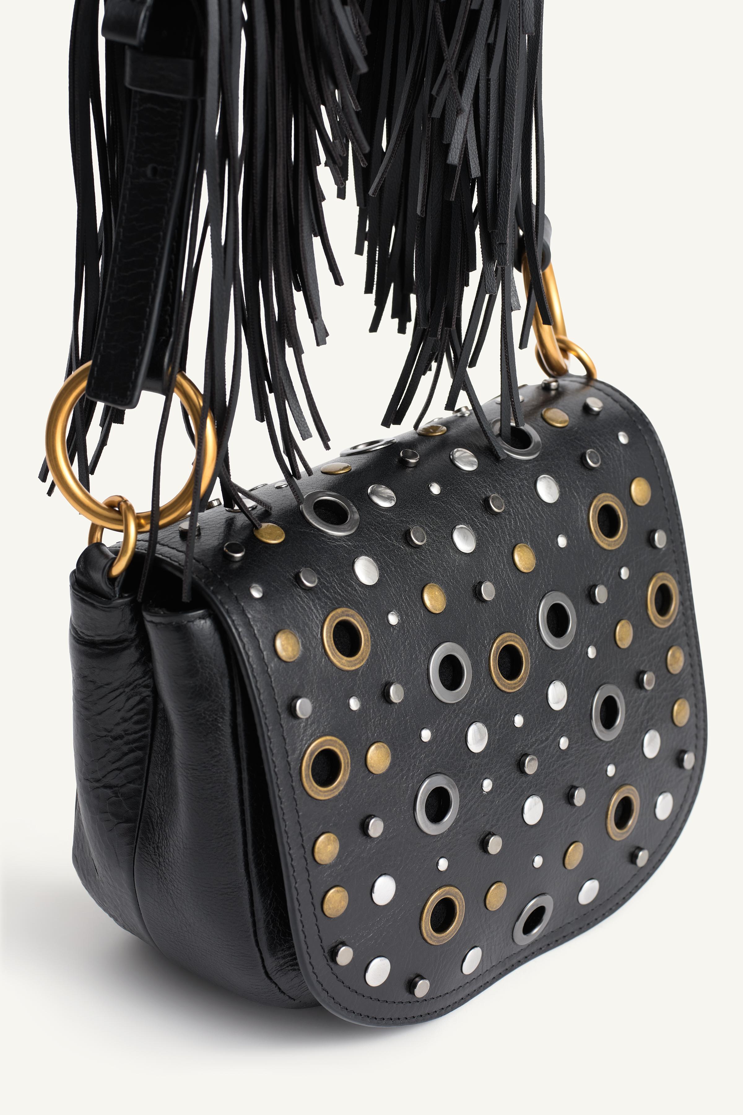 LEATHER STUDDED SHOULDER BAG LIMITED EDITION