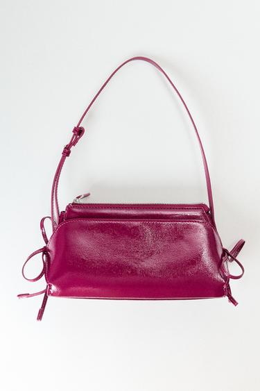 TÚI ĐEO VAI THẮT NƠ - Cà Tím từ Zara
