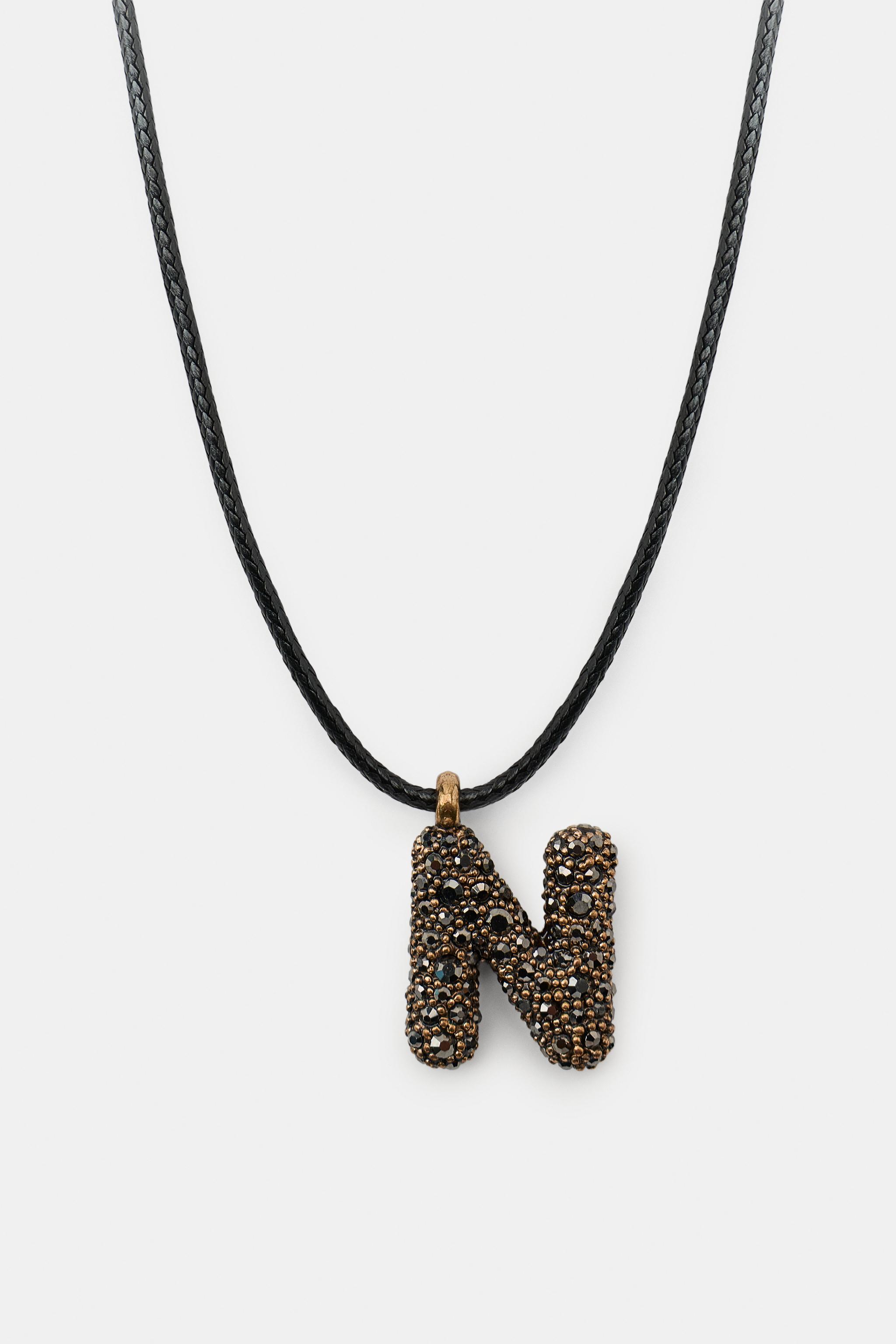 LETTER CORD NECKLACE