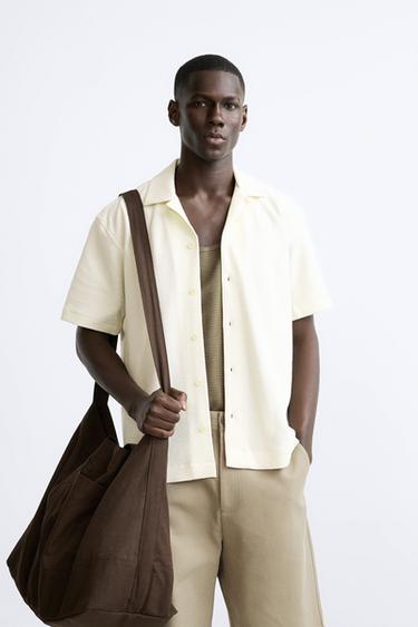 CAMISA TEXTURA - Crudo de Zara
