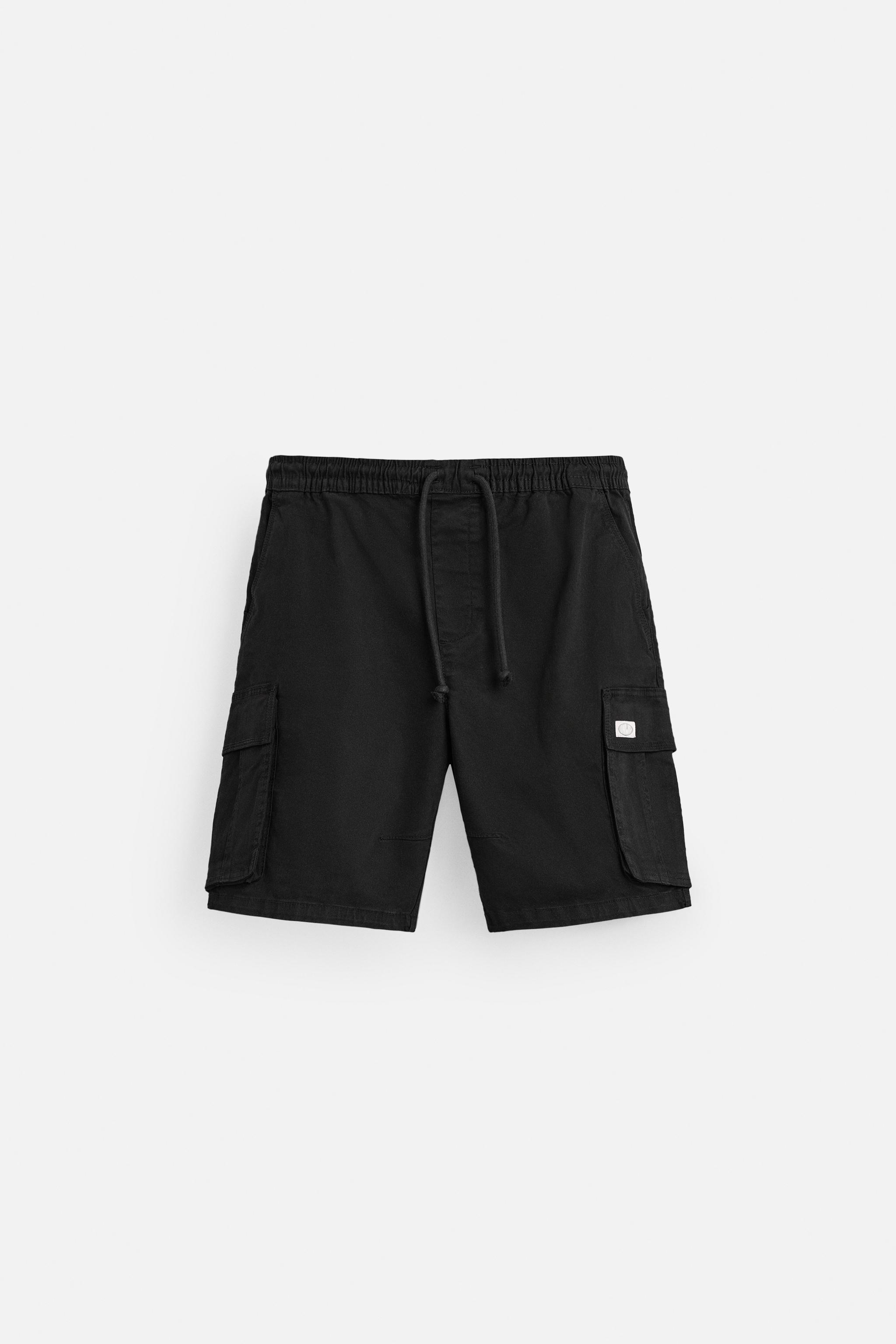 ZARA - ZARA ザラ ストライプ ペインターショーツ ワイド デニム