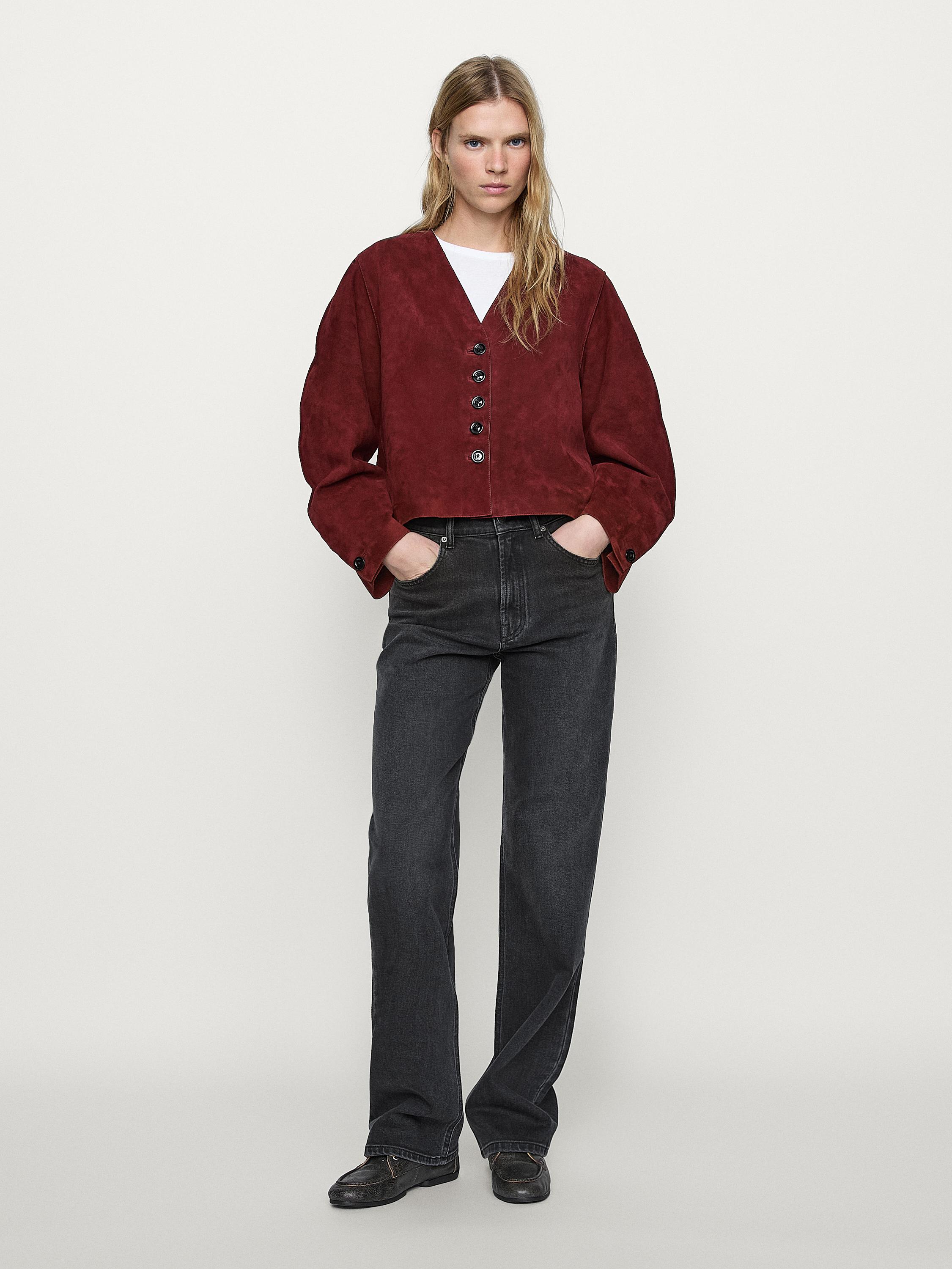 Straight-leg high-waist jeans - Black | ZARA United States