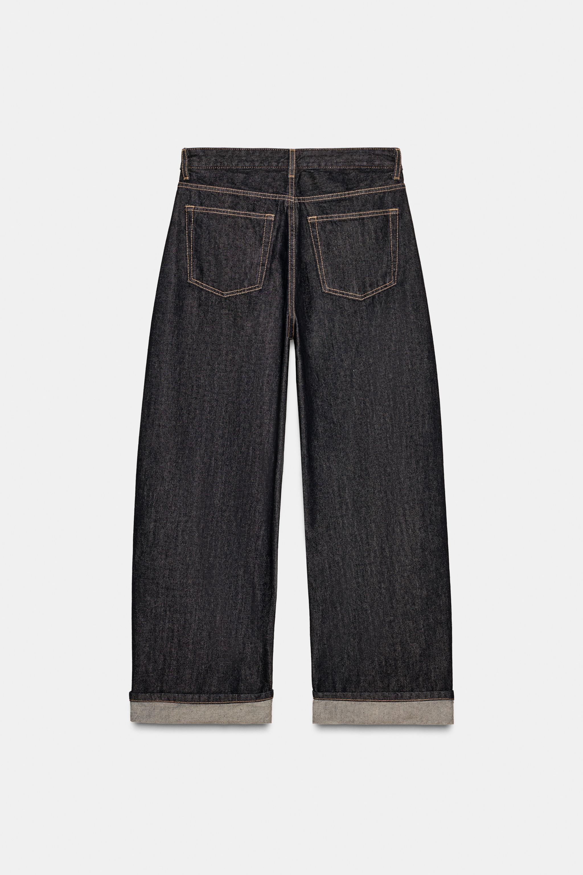 JEAN TRF BAGGY FOLDED TAILLE MI-HAUTE