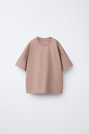 PLAIN T-SHIRT - Pink by Zara