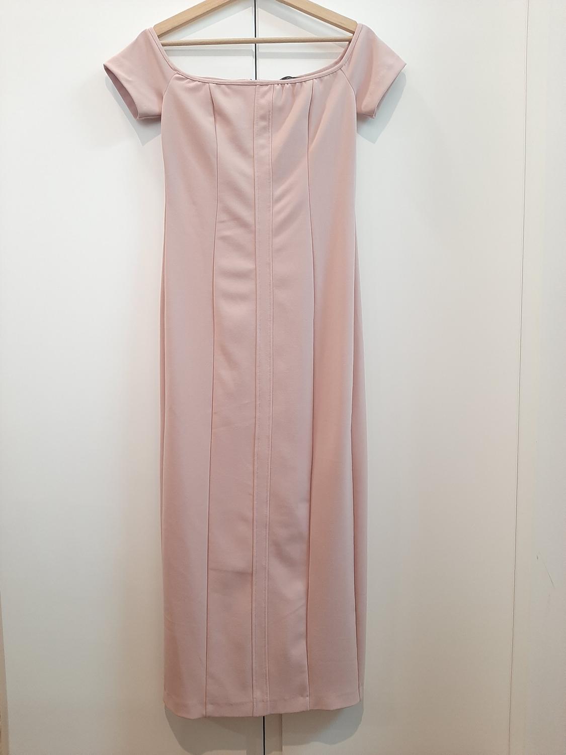 TOP STITCHED DRESS