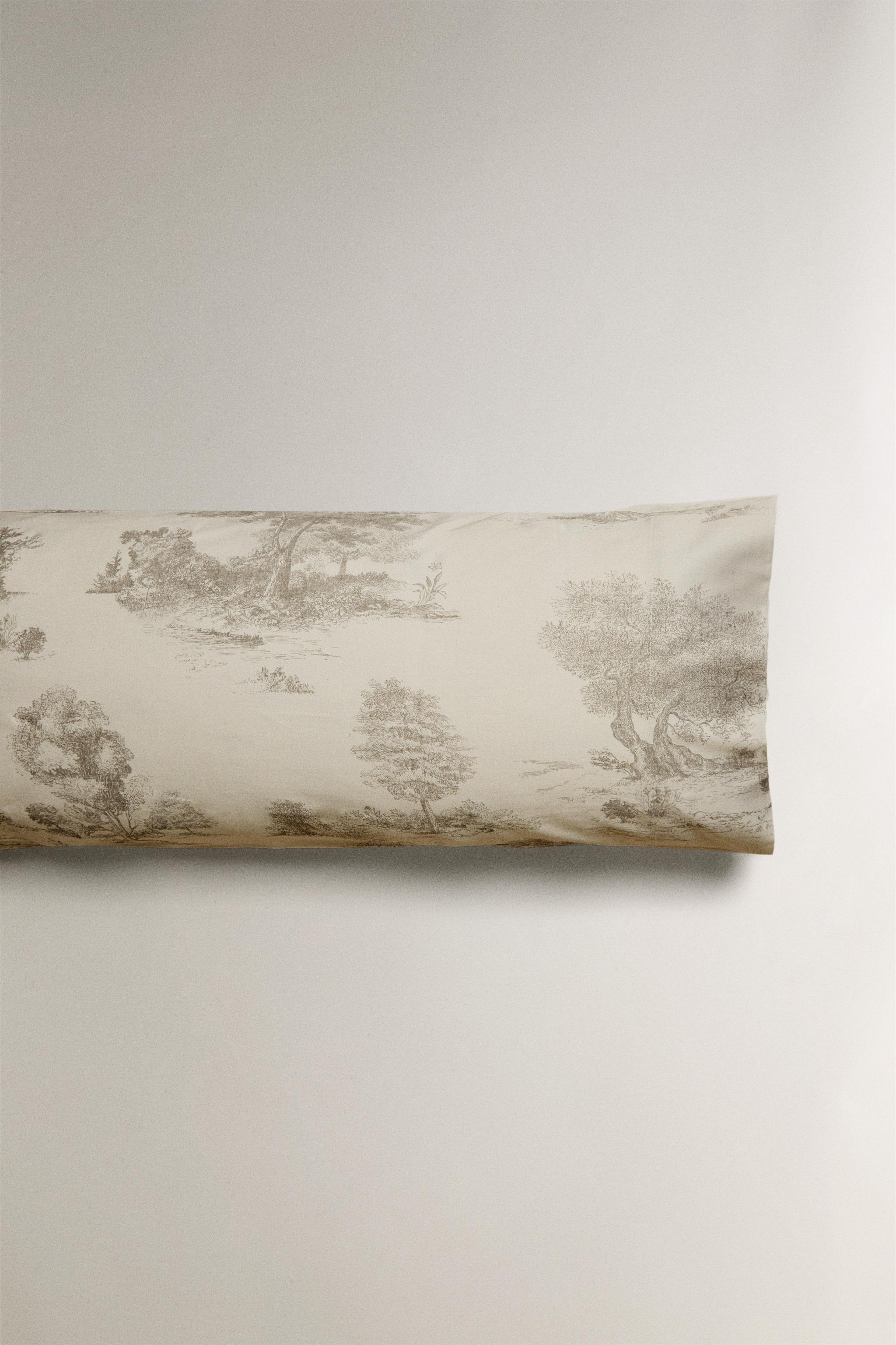 トワル・ド・ジュイ サテン ピローケース - ライトグレー | ZARA Japan