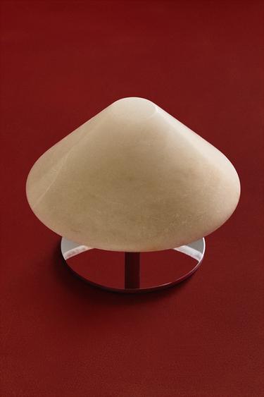 WIRELESS ALABASTER TABLE LAMP - Ecru by Zara