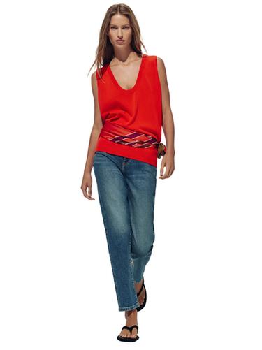 JEAN Z.01 MOM FIT TAILLE HAUTE - Bleu de Zara