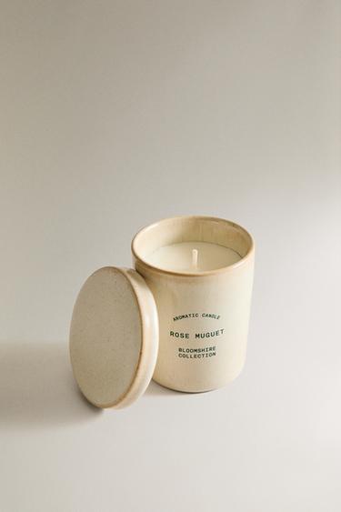 (170 G) BOUGIE PARFUMÉE ROSE MUGUET - Rose de Zara - Image 1