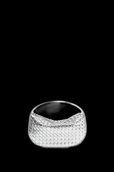 GEFLOCHTENE HANDTASCHE IN METALLOPTIK - Silber von Zara - Bild 0