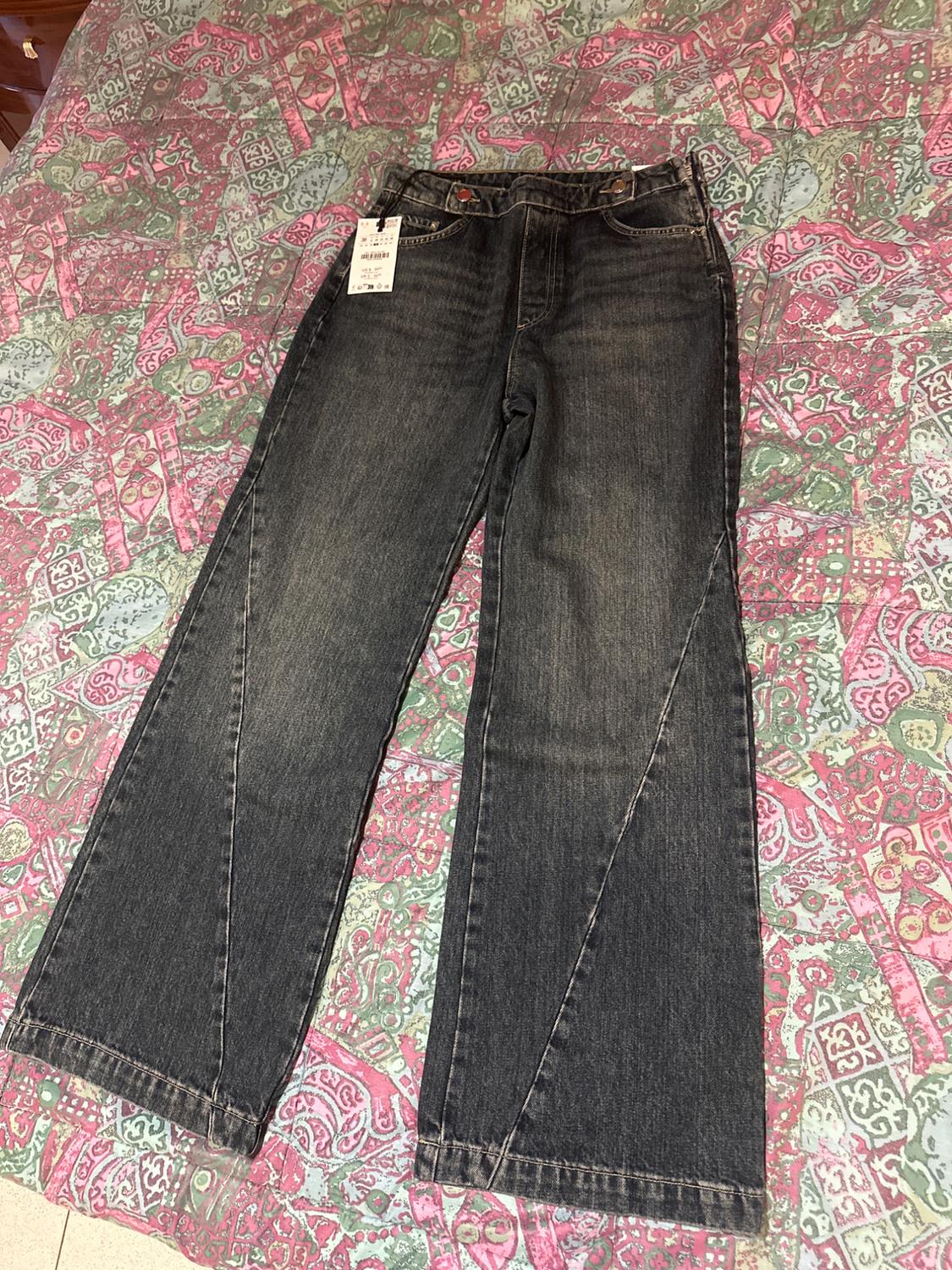 Z1975 FLARE MID-WAIST JEANS WITH BUTTONS - Image 2