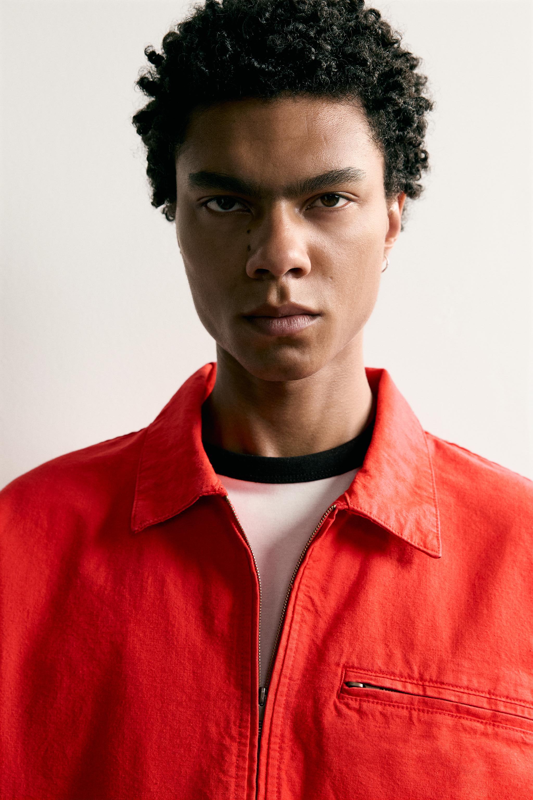 ZIP-UP BOXY FIT POLO