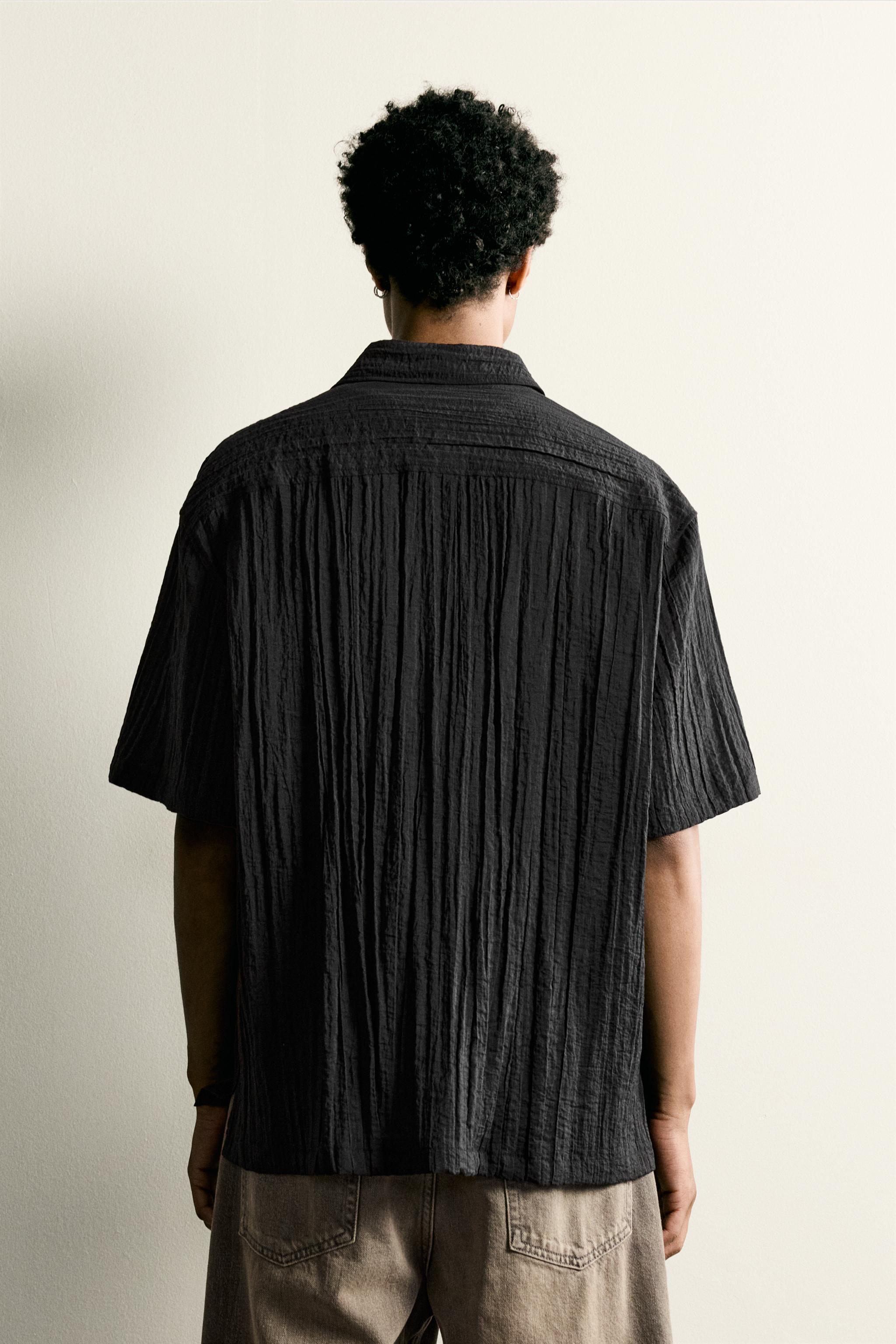 RELAXED FIT TEXTURED SHIRT