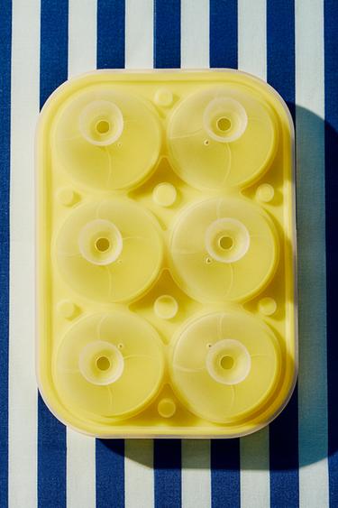 SPHERE 6 ICE CUBE MOULD - Yellow by Zara