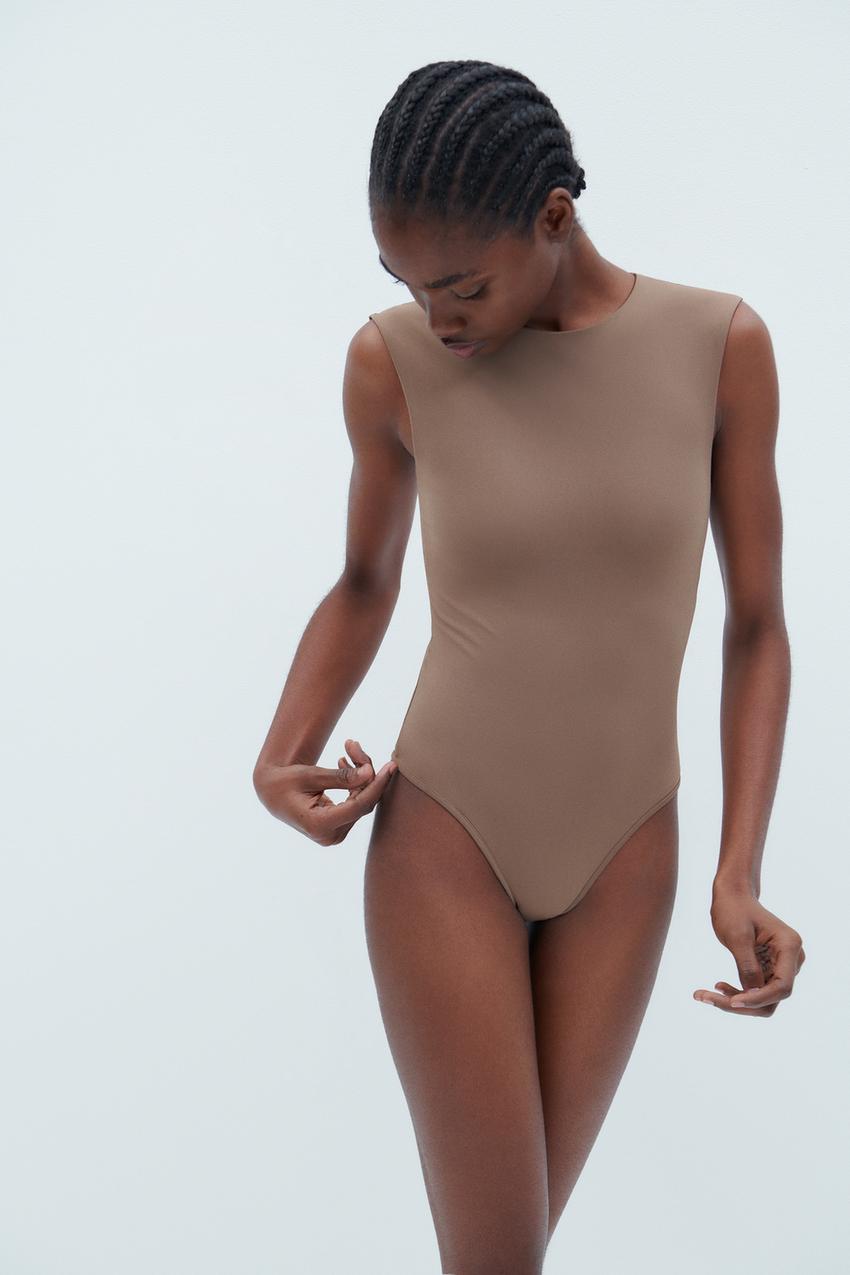 Womens Bodysuit With Shorts Stretchy Leotard And Short Pants