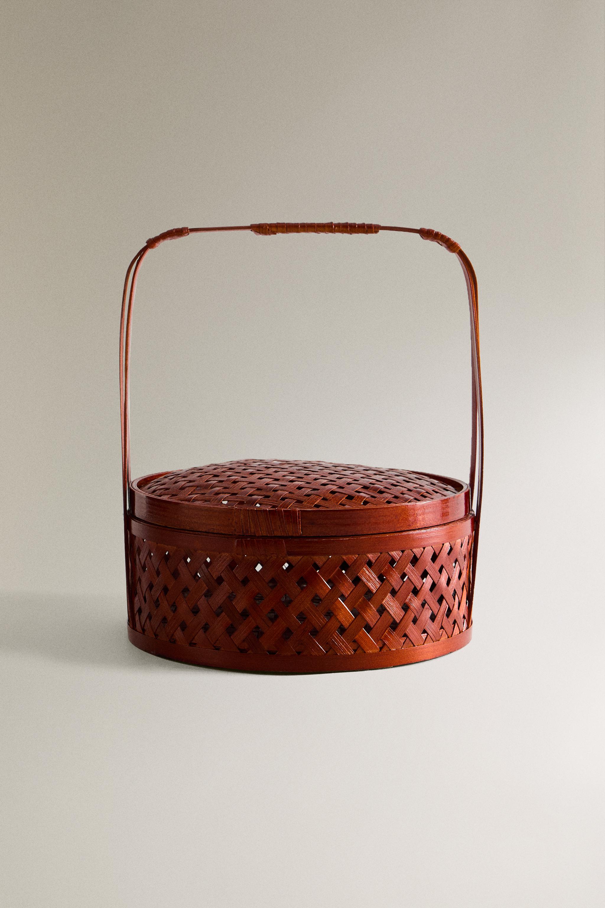 BAMBOO BREAD BASKET - Maroon | ZARA United States
