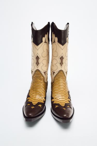 BOTES COWBOY COMBINADES - Multicolor de Zara