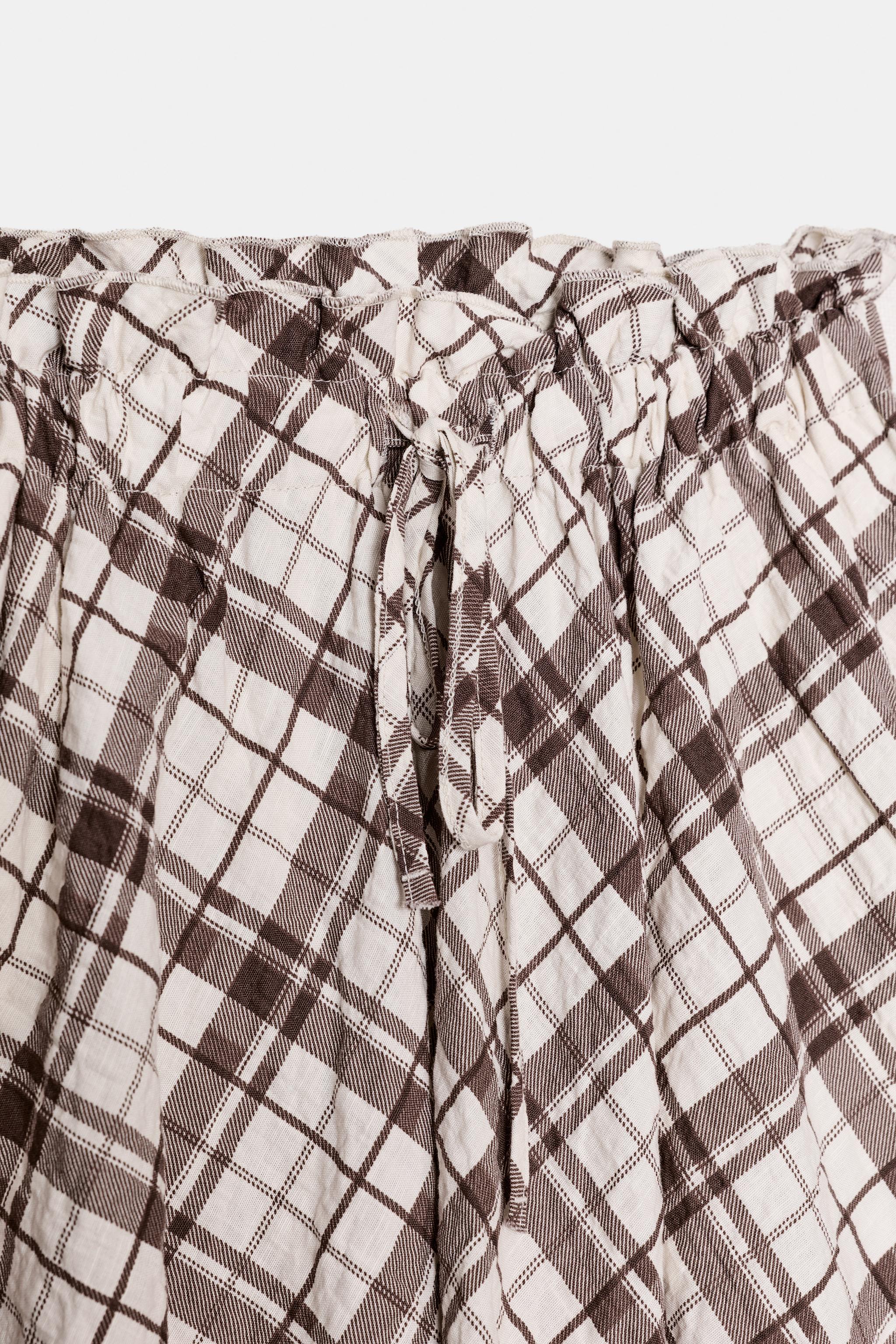 PLAID MIDI SKIRT - Multicolored | ZARA United States