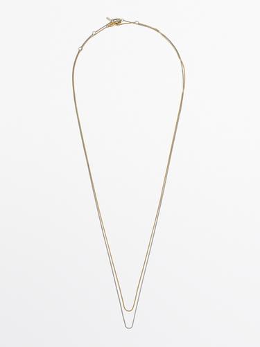 Pack de cadenas finas - Dorado de Zara