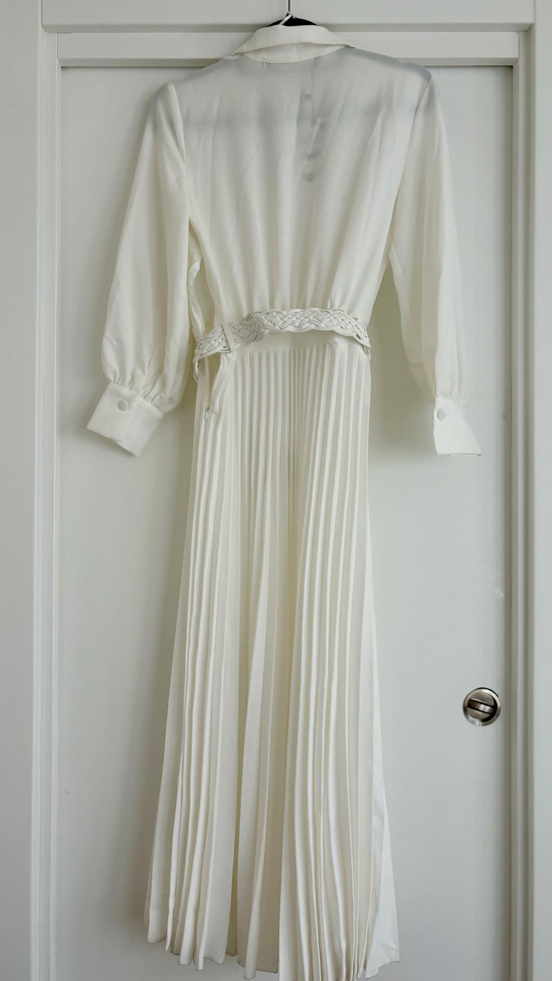 PLEATED MIDI DRESS - Image 4
