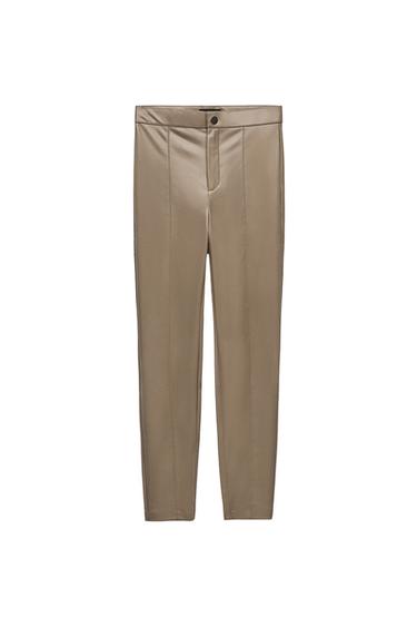 FAUX LEATHER LEGGINGS