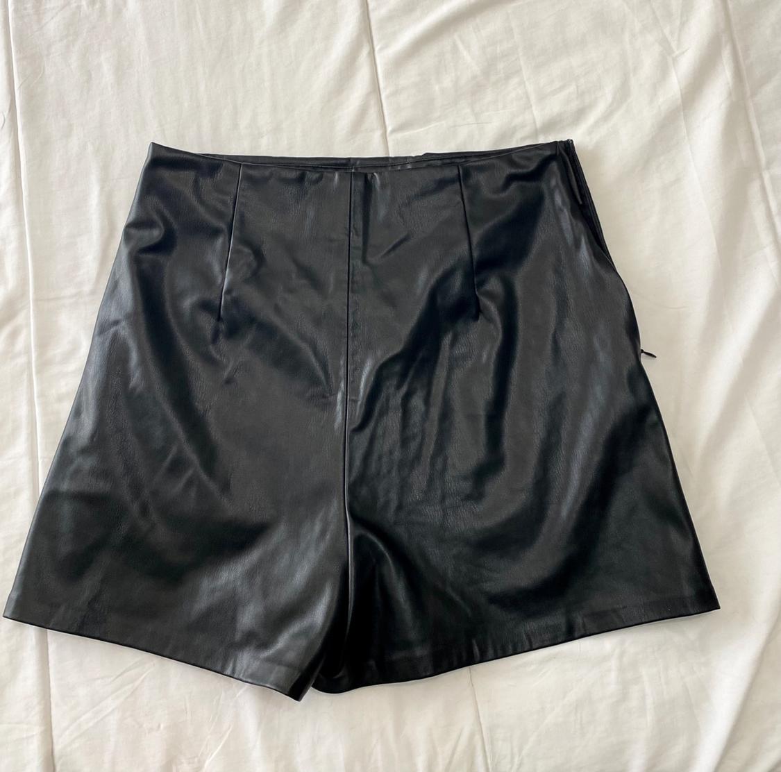 FAUX LEATHER SKORT - Image 6