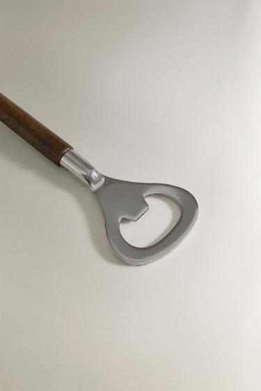 BOTTLE OPENER WITH MANGO WOOD HANDLE - Brown by Zara - Image 2