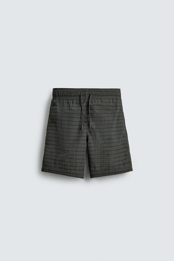 LONG GEOMETRIC PRINT SWIMSUIT from Zara - $39.90