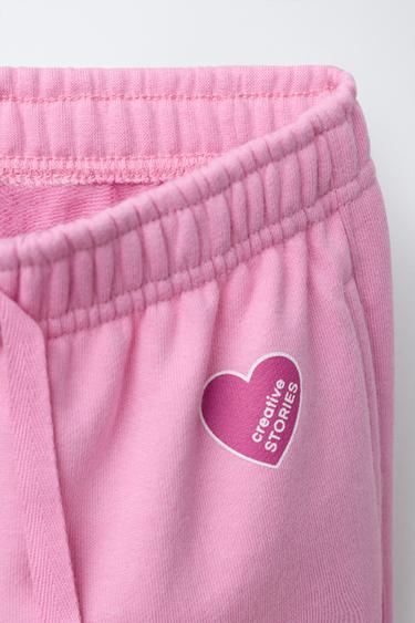 BASIC HEART JOGGERS - Mid-pink by Zara - Image 2