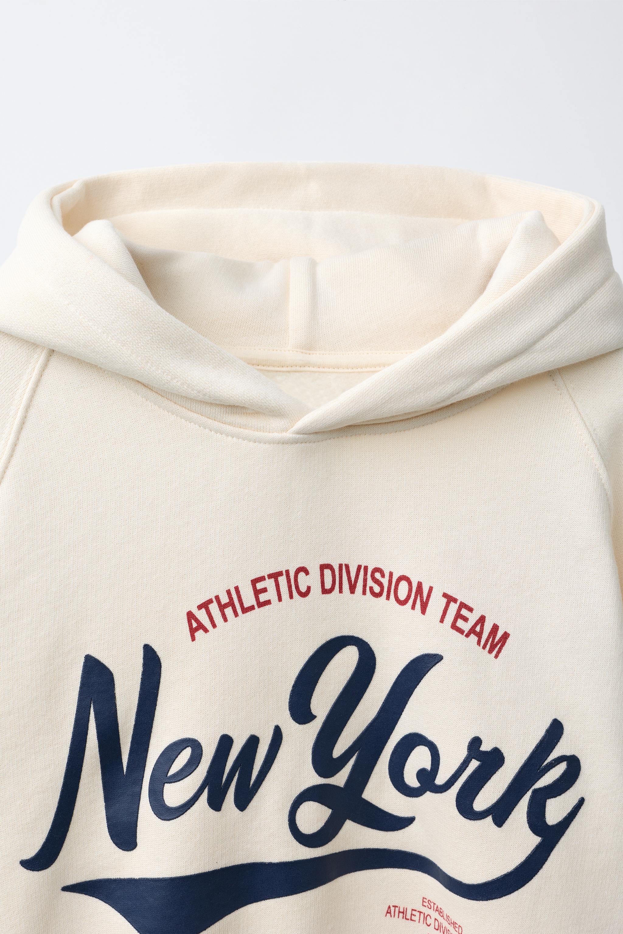 TEXT PRINT HOODIE