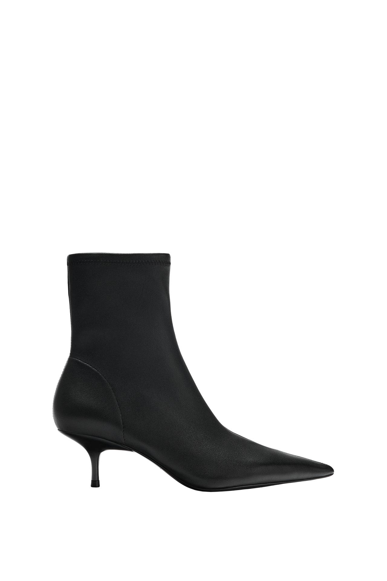 LEATHER HEELED ANKLE BOOTS LIMITED EDITION