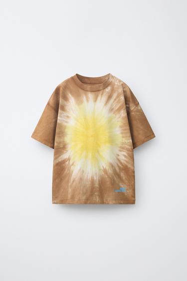 Zara BATIKATEHNIKAS T-SÄRK - Brown