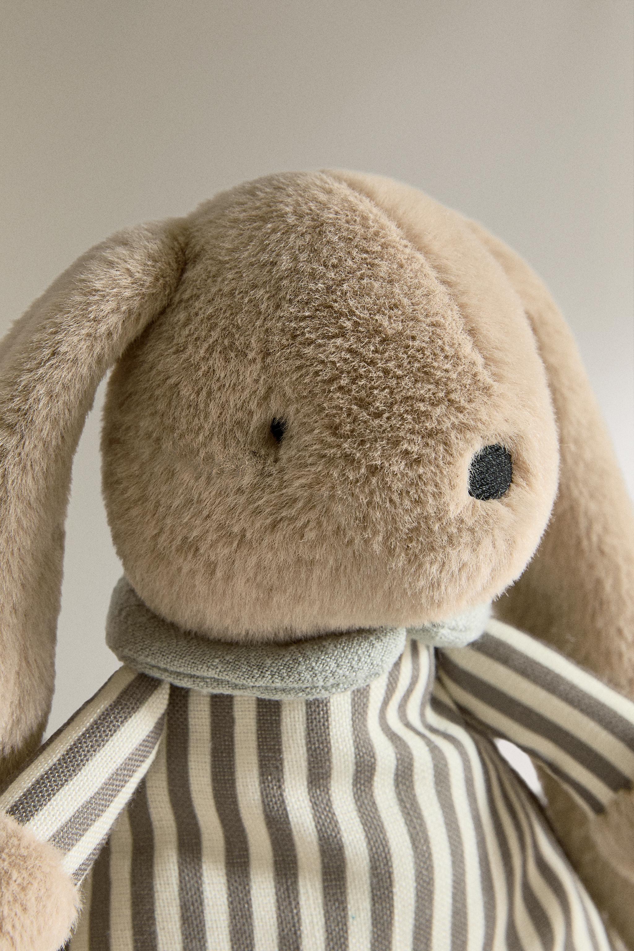Детские мягкие игрушки Zara KIDS' RABBIT MUSICAL PLUSH TOY — фото 3