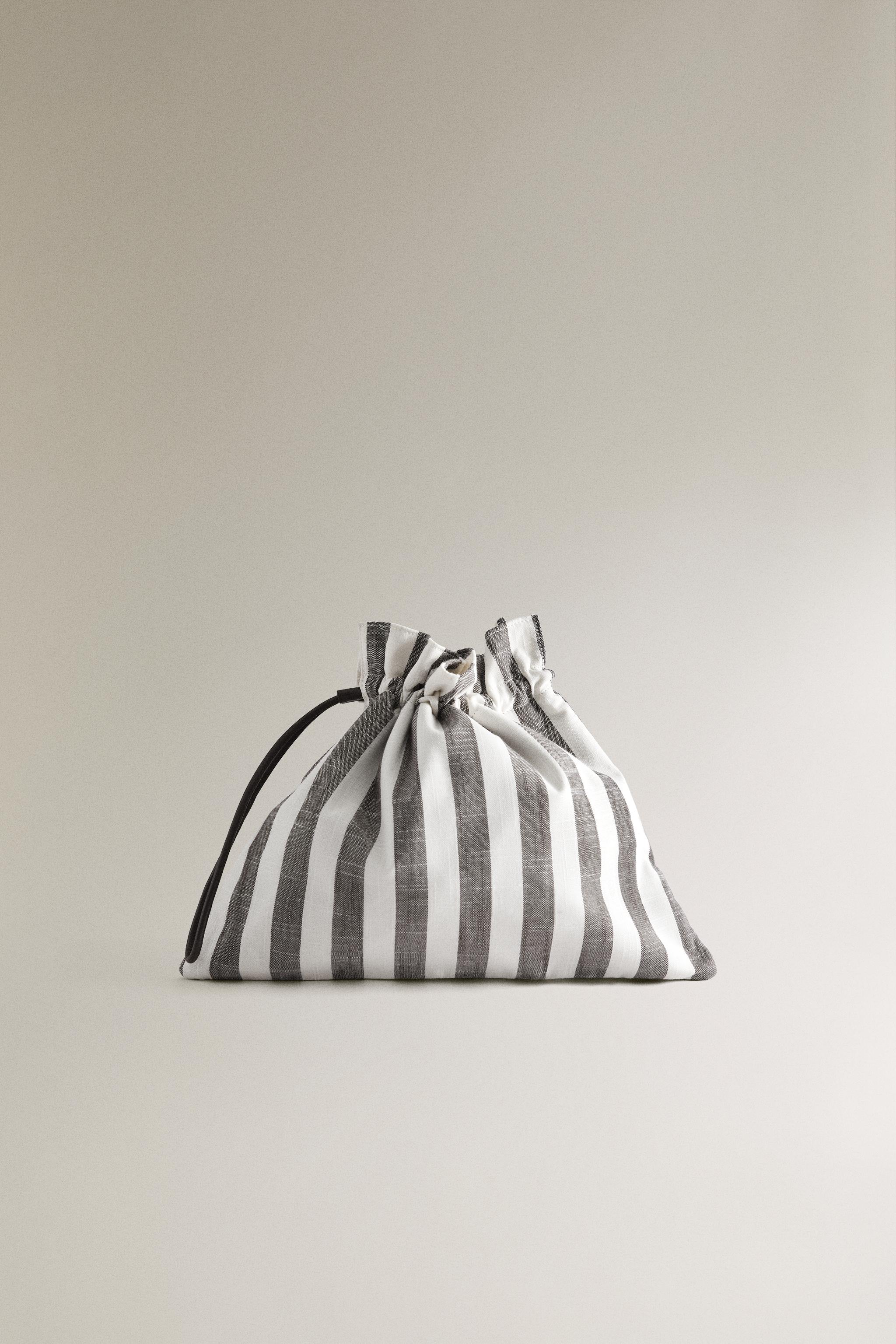Женские сумки Zara STRIPED MINI HANDBAG