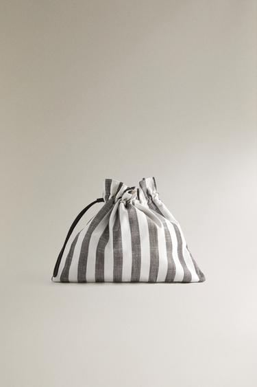 STRIPED MINI HANDBAG - Two-tone by Zara