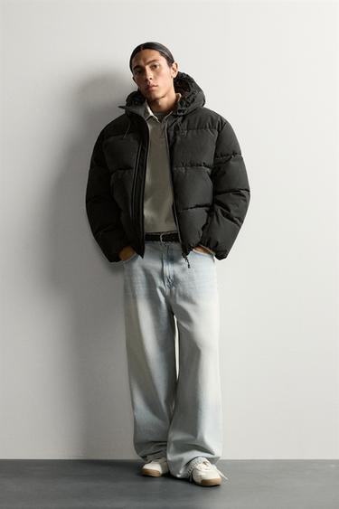 CAZADORA ACOLCHADA WATER REPELLENT - Negro de Zara