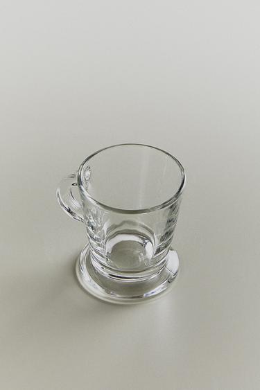 TRANSPARENT GLASS ESPRESSO CUP - Transparent by Zara