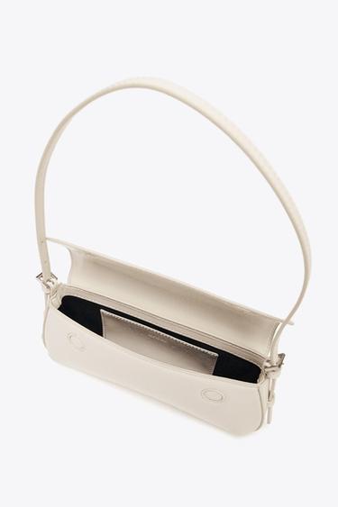 SHOULDER BAG WITH FLAP - white by Zara - Image 6